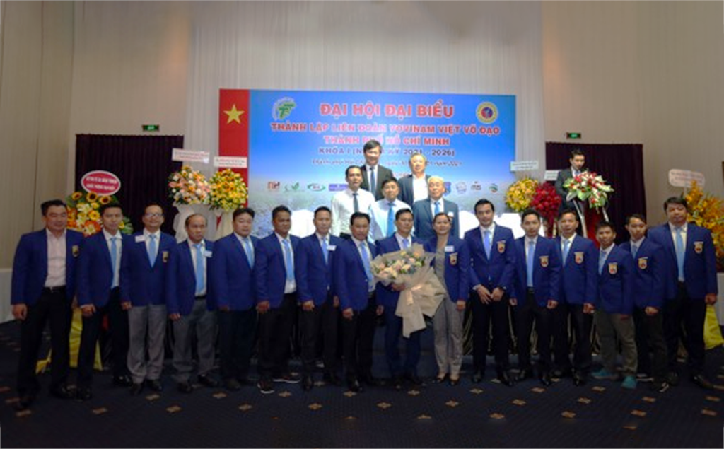 Ban lãnh đạo Liên đoàn Vovinam Việt Võ Đạo TP.HCM Khoá I (Nhiệm kỳ 2021-2026) HVVF.1