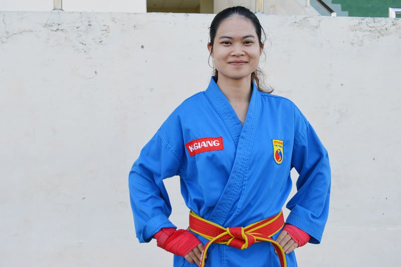 Cô gái Bến Tre ghi dấu ấn trên võ đài Vovinam toàn quốc vovinam bentre