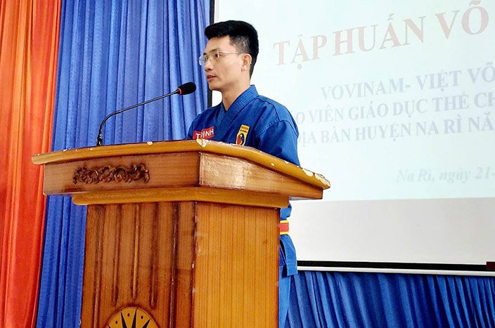 Tập huấn võ nhạc Vovinam cho giáo viên thể chất tại huyện Na Rì - Bắc Kạn VOVINAM nari