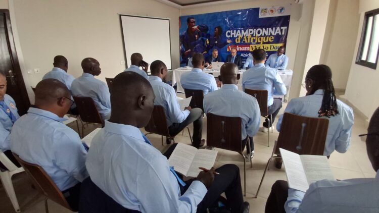 Hội thảo về công tác trọng tài Vovinam Việt Võ Đạo tại châu Phi 465611715 1077254711077080 3642506868982922459 n