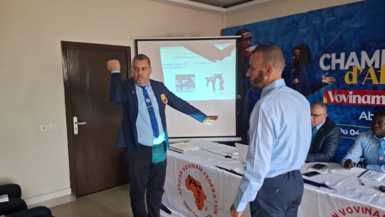 Hội thảo về công tác trọng tài Vovinam Việt Võ Đạo tại châu Phi 465614620 1077253191077232 3864443730541648688 n