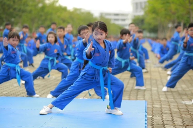 Đồng diễn Vovinam với 7.000 người xác lập kỷ lục Việt Nam 51a8465 vovinam