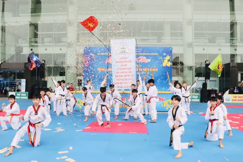 Liên hoan Võ Nhạc tỉnh Bình Dương lần 1 - 2025 thành công tốt đẹp vovinam 004