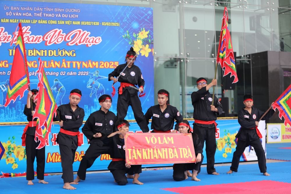 Liên hoan Võ Nhạc tỉnh Bình Dương lần 1 - 2025 thành công tốt đẹp vovinam HAIN9841