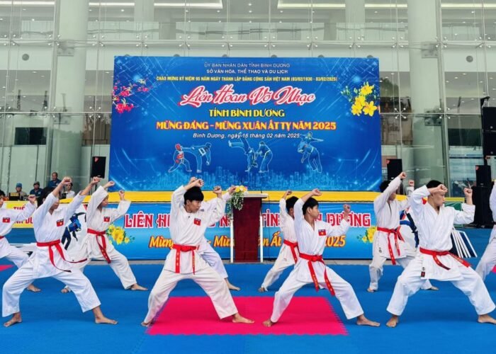 Liên hoan Võ Nhạc tỉnh Bình Dương lần 1 - 2025 thành công tốt đẹp vovinam Karate