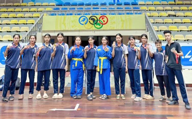 Yên Bái giành 11 huy chương tại Giải vô địch Vovinam miền Bắc 2025 Yen bai vovinam1