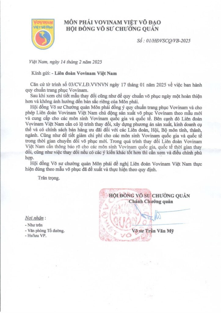 CV01.HDVSCQ.VB .2025 Van ban dong y quy chuan trang phuc HDVSCQ